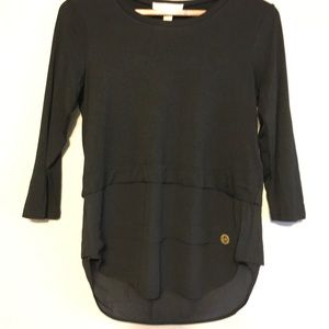 Michael Kors Black Dressy Shirt || XS